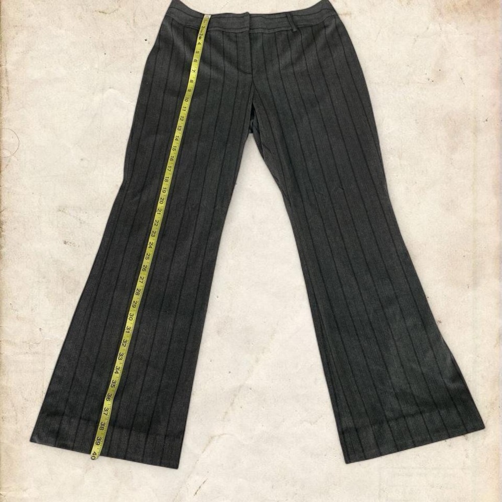 Alfani Charcoal Pinstripe Trousers - Picture 3 of 8